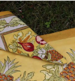 Serviette "Tutti Frutti jaune"