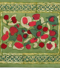 Placemat "Fruits rouge vert"