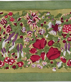 Set "Jardin rouge vert"