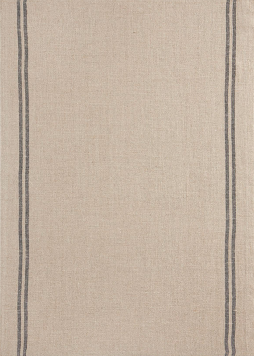 Torchon "Country écru noir"