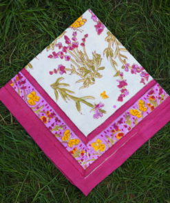 Serviette "Lavande papillon"