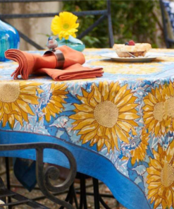 Nappe "Tournesol bleu jaune"