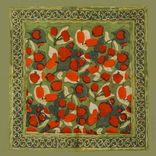 Serviette "Fruits rouge vert"