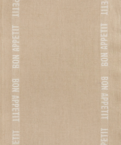 Tea towel "Bon Appétit blanc"