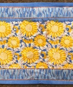 Placemat "Tournesol bleu jaune"