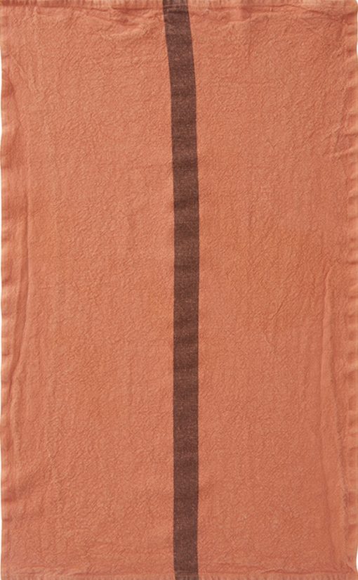Torchon "Doudou terracotta"