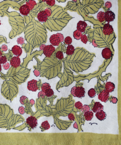 Serviette "Mûre rouge vert"