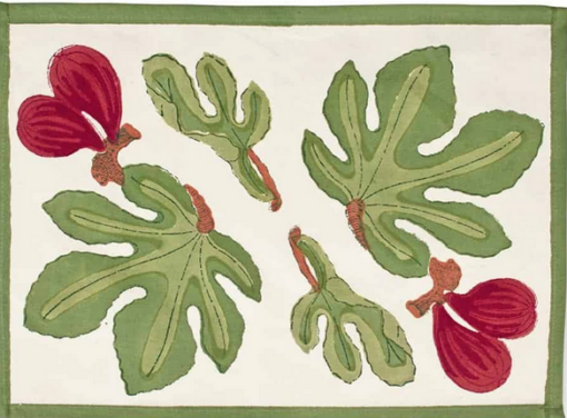 Set "Figue rouge vert"